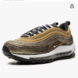 Metallic silver and gold airmax97